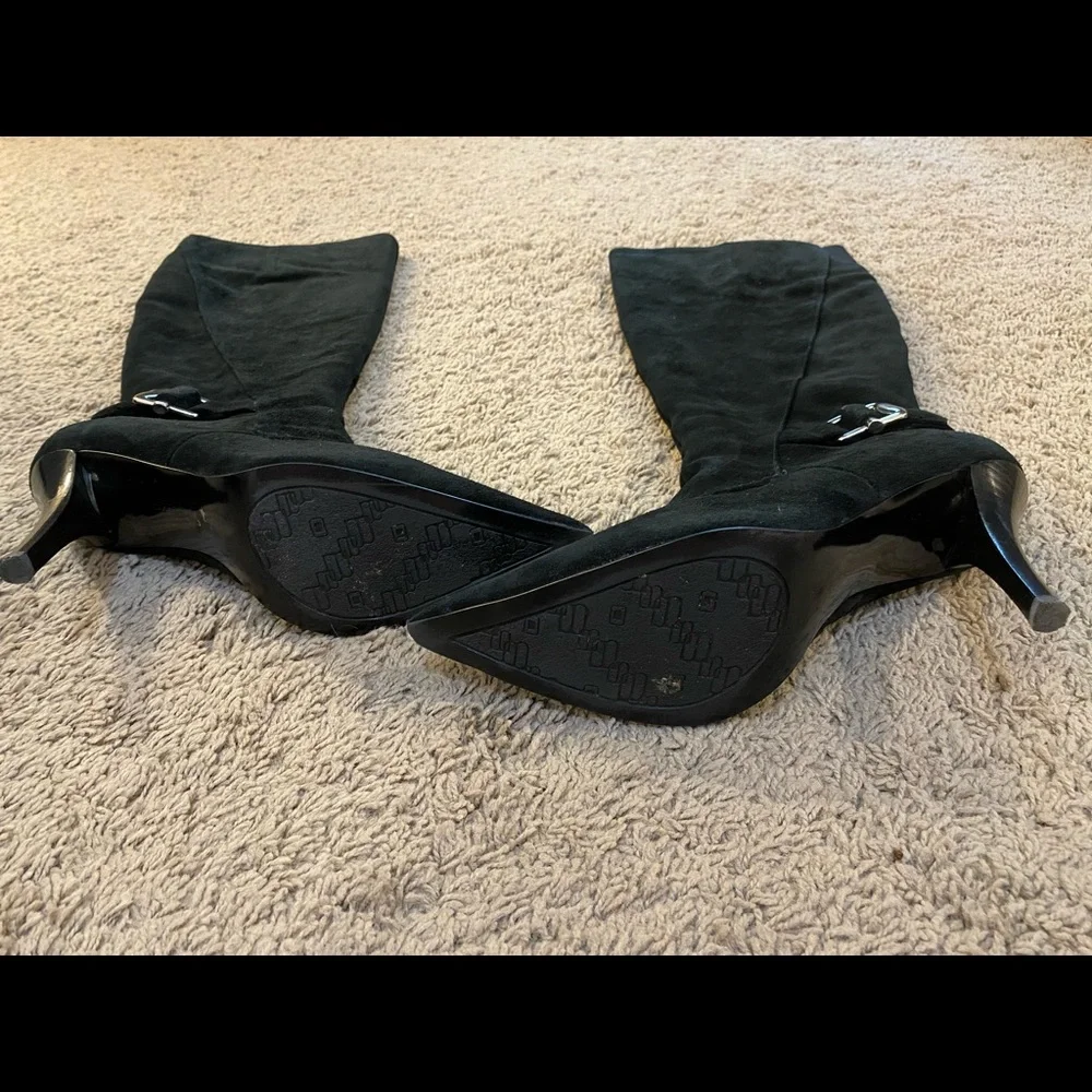 🖤🩶Bandolino • black suede boots • 7 • EUC - Picture 4 of 4